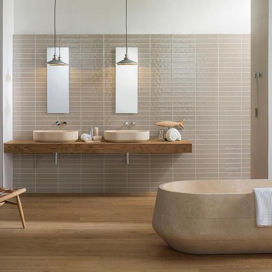 Revestimiento cerámico estilo mosaico de Porcelanosa