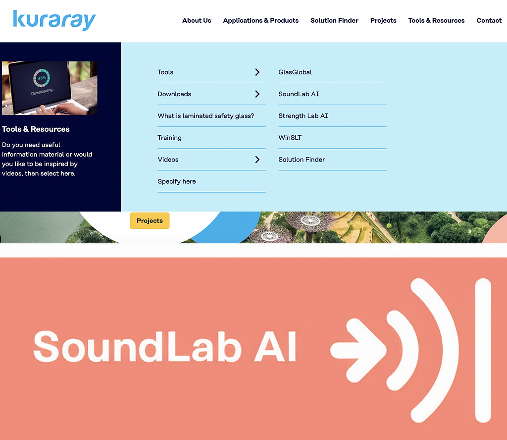 Determining Laminated Glass Acoustic Properties from Kuraray