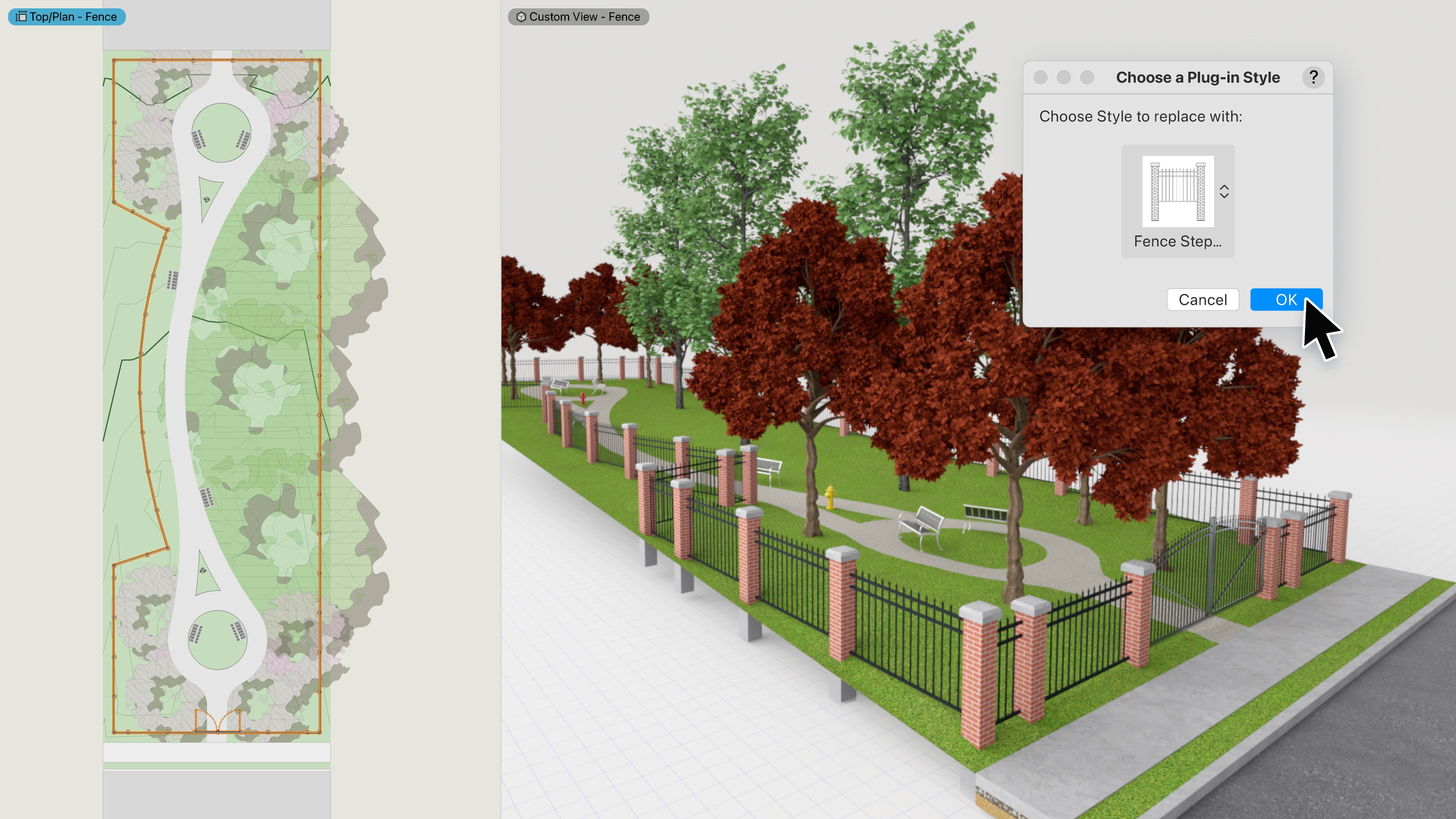 Landmark Software Interface Gallery of Landscape Design Software – Vectorworks Landmark - 4