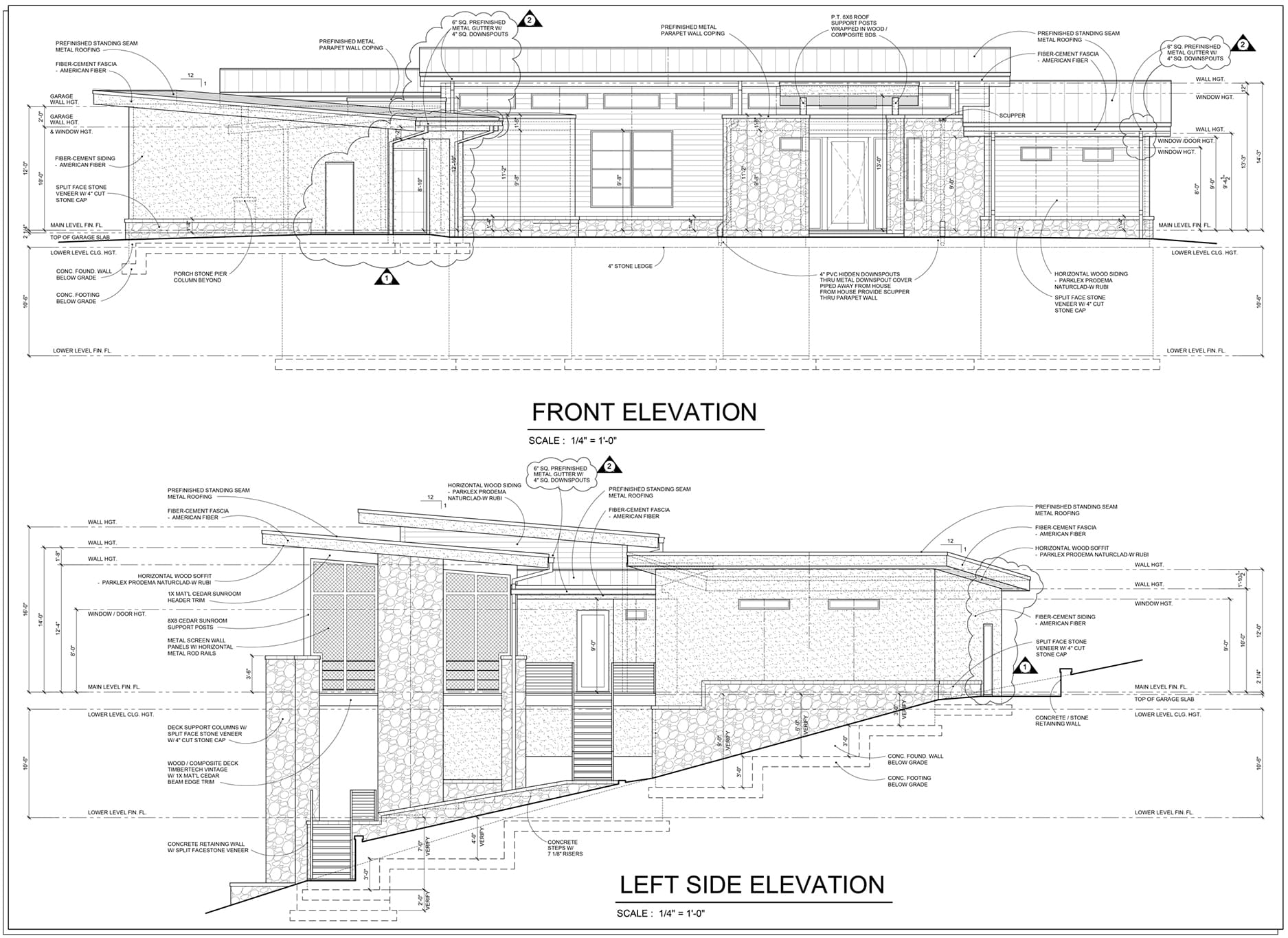 Gallery of MaintenanceFree Wood Siding in Martino Lake House 13
