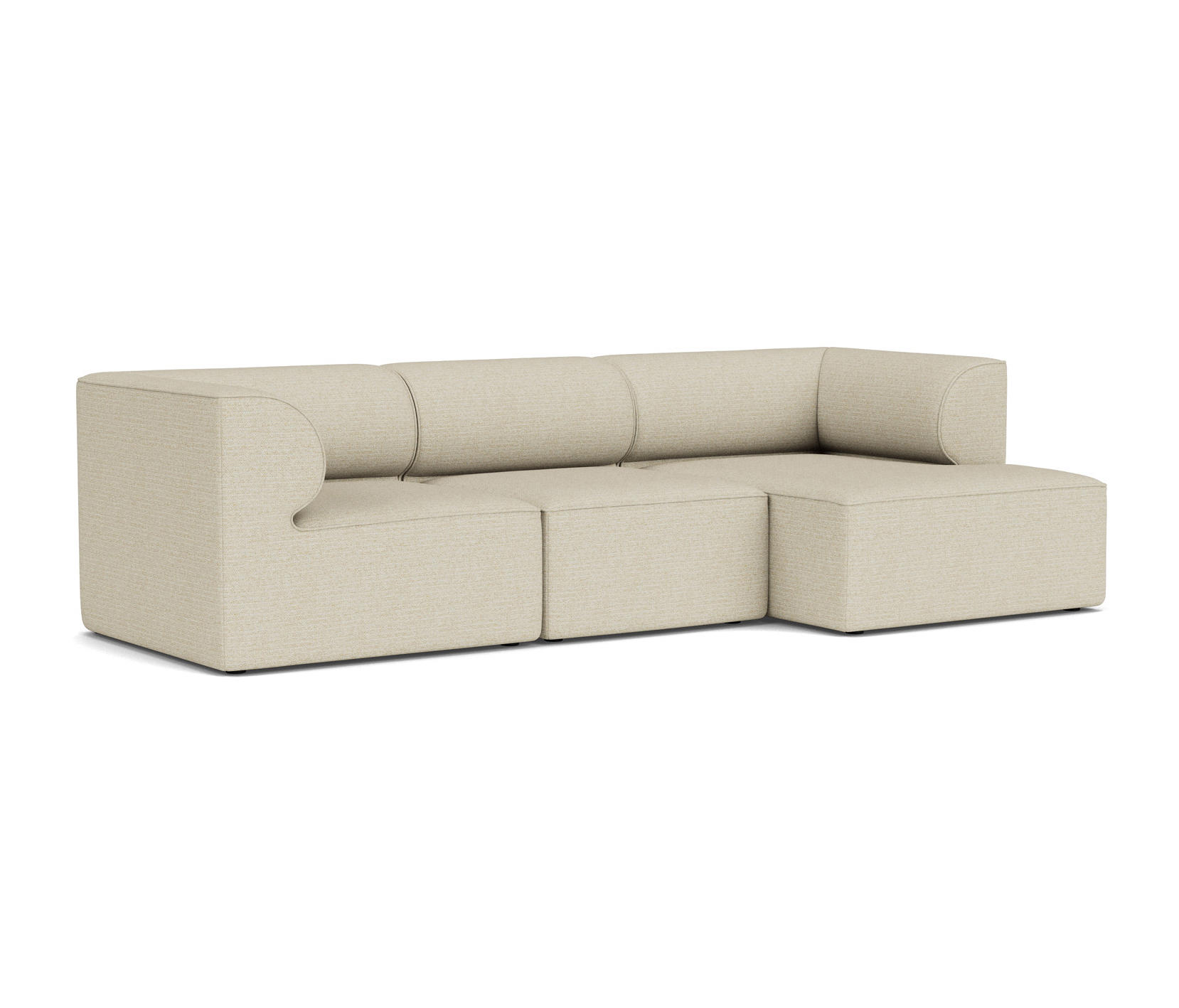 Modular Sofa With Interchangeable Chaise Configuration Modular Sofa With Interchangeable Chaise Configuration