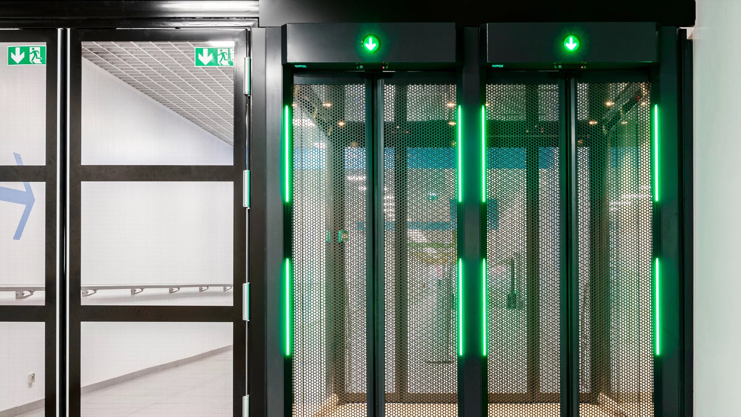 Exitment Control Gallery of Security Entrance Control - Exit Lane Twin - 1