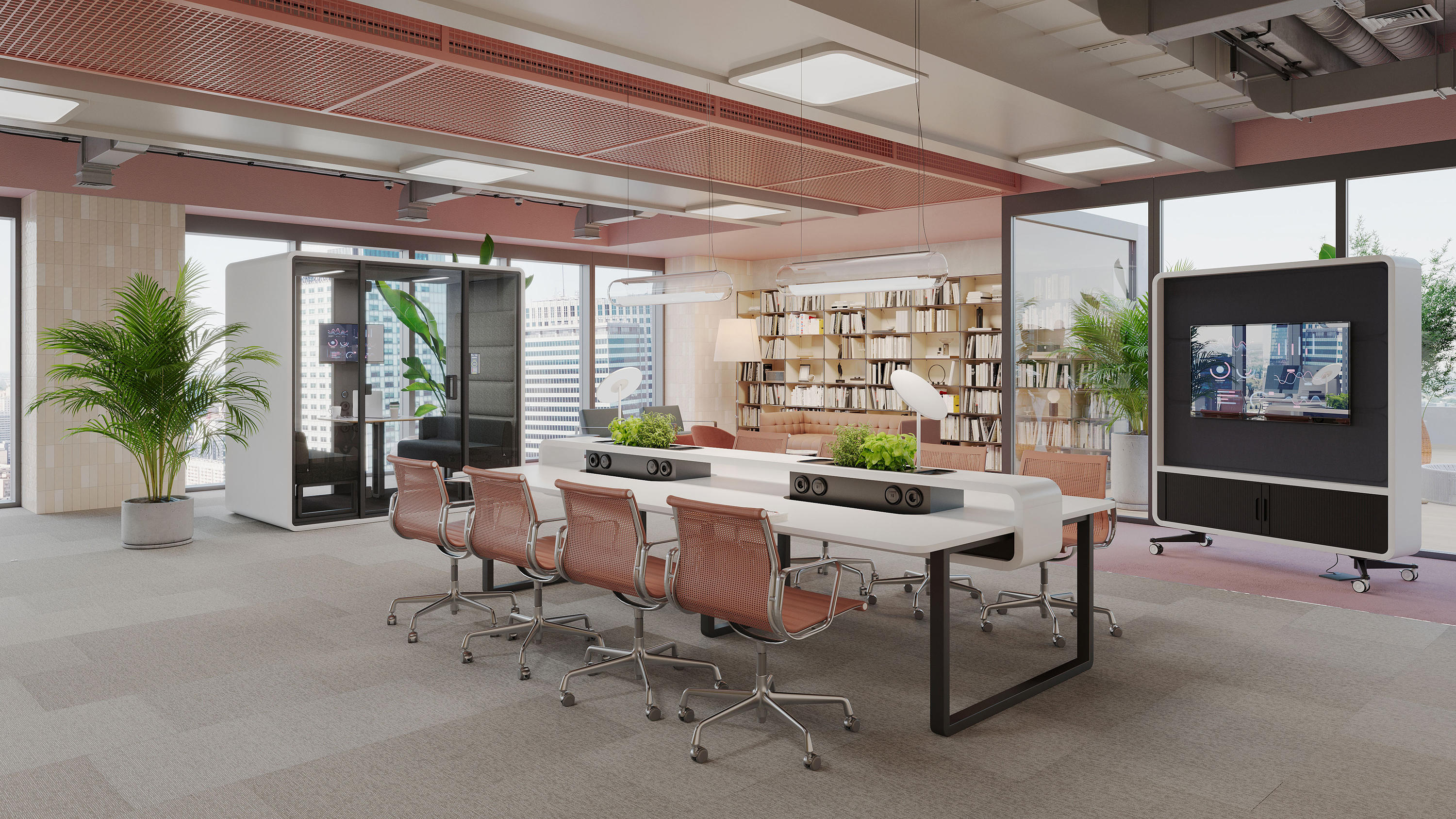 Coworking Table - HushSpot from Hushoffice