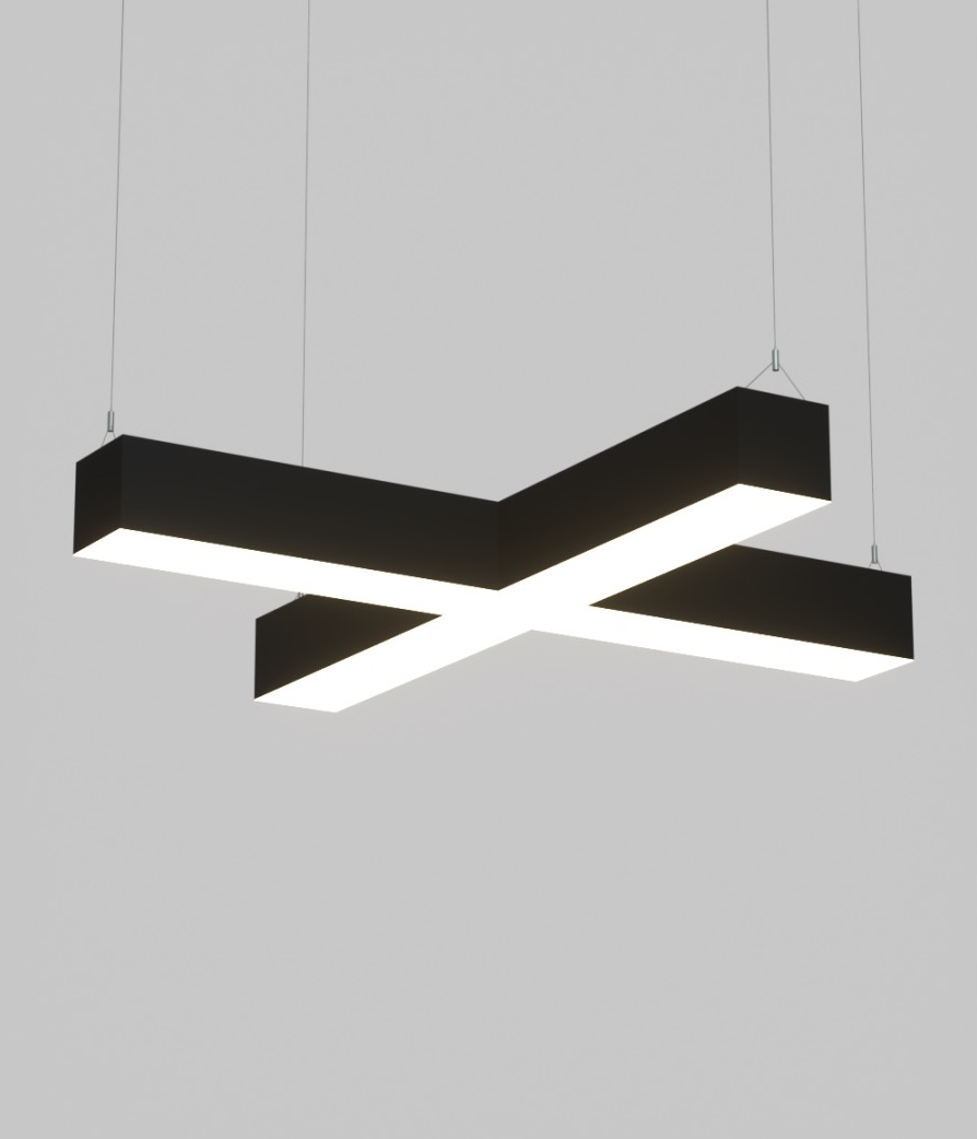 X Wire Pattern Light Gallery of X-Shaped Pendant LED Light - 3
