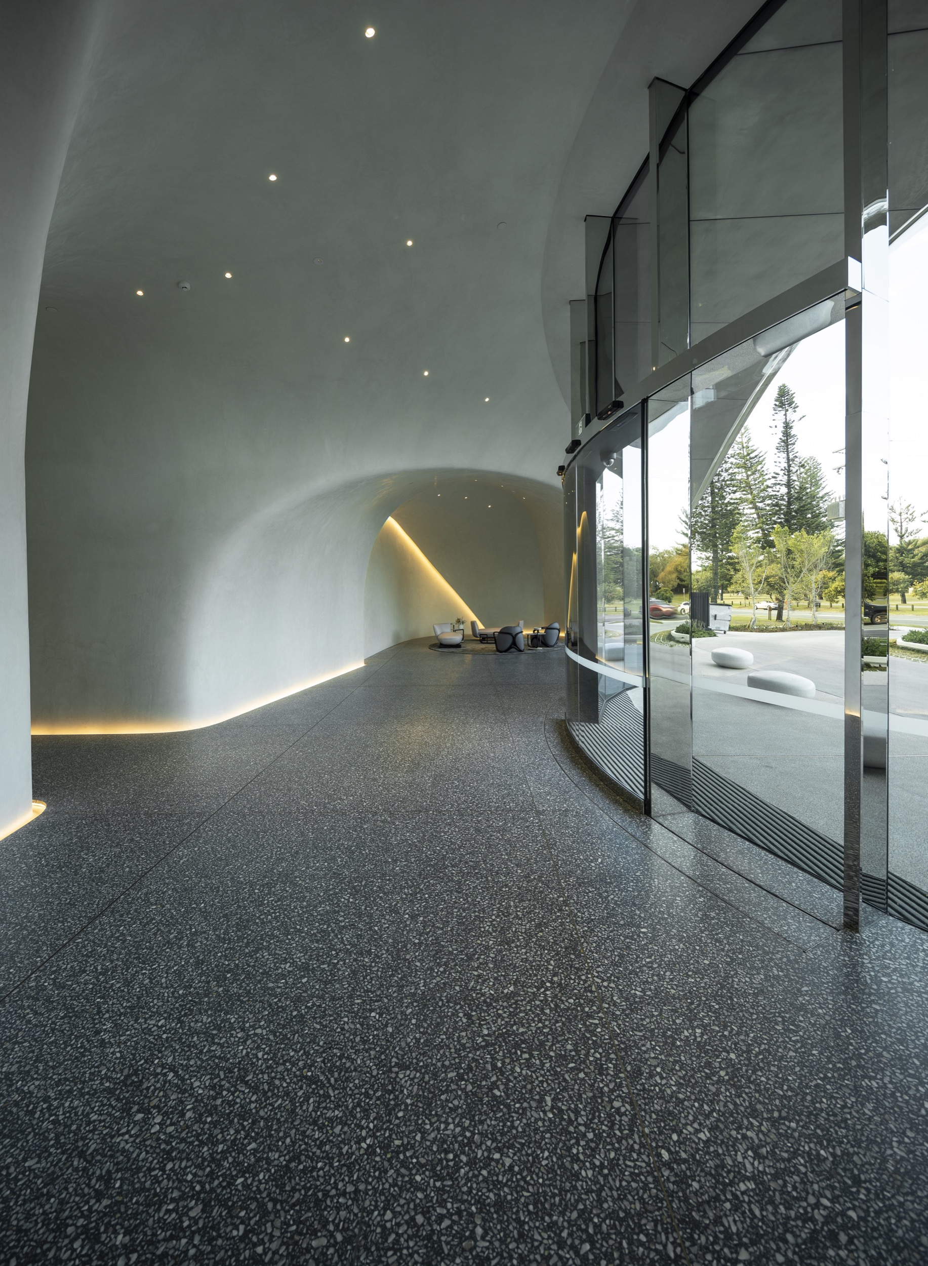 Gallery of Automatic Sliding Doors System Curved CD 5