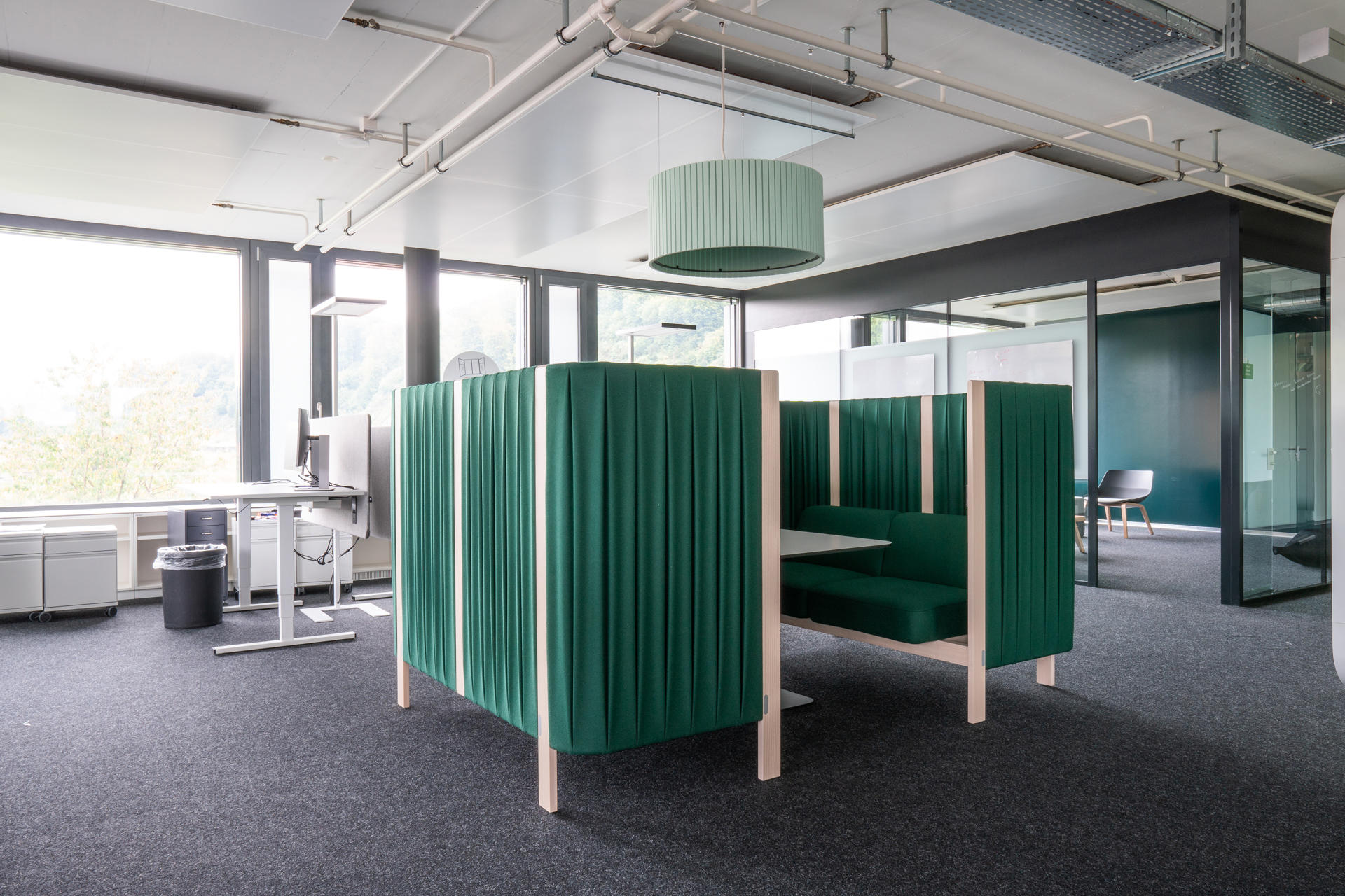Acoustic Pendant Light - Umbra Round from Impact Acoustic