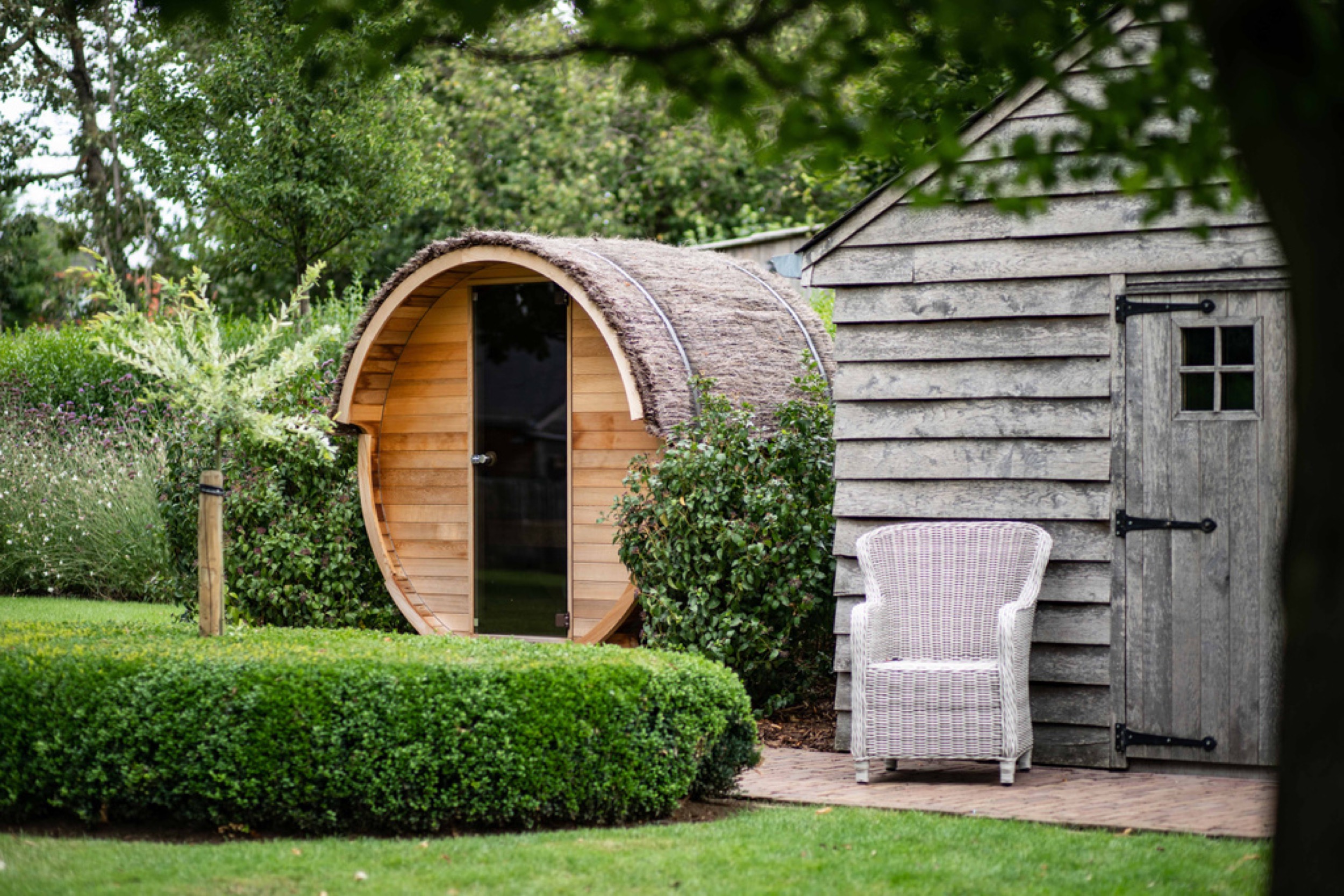 Gallery of Infrared Outdoor Sauna Cabins Barrel IR 12