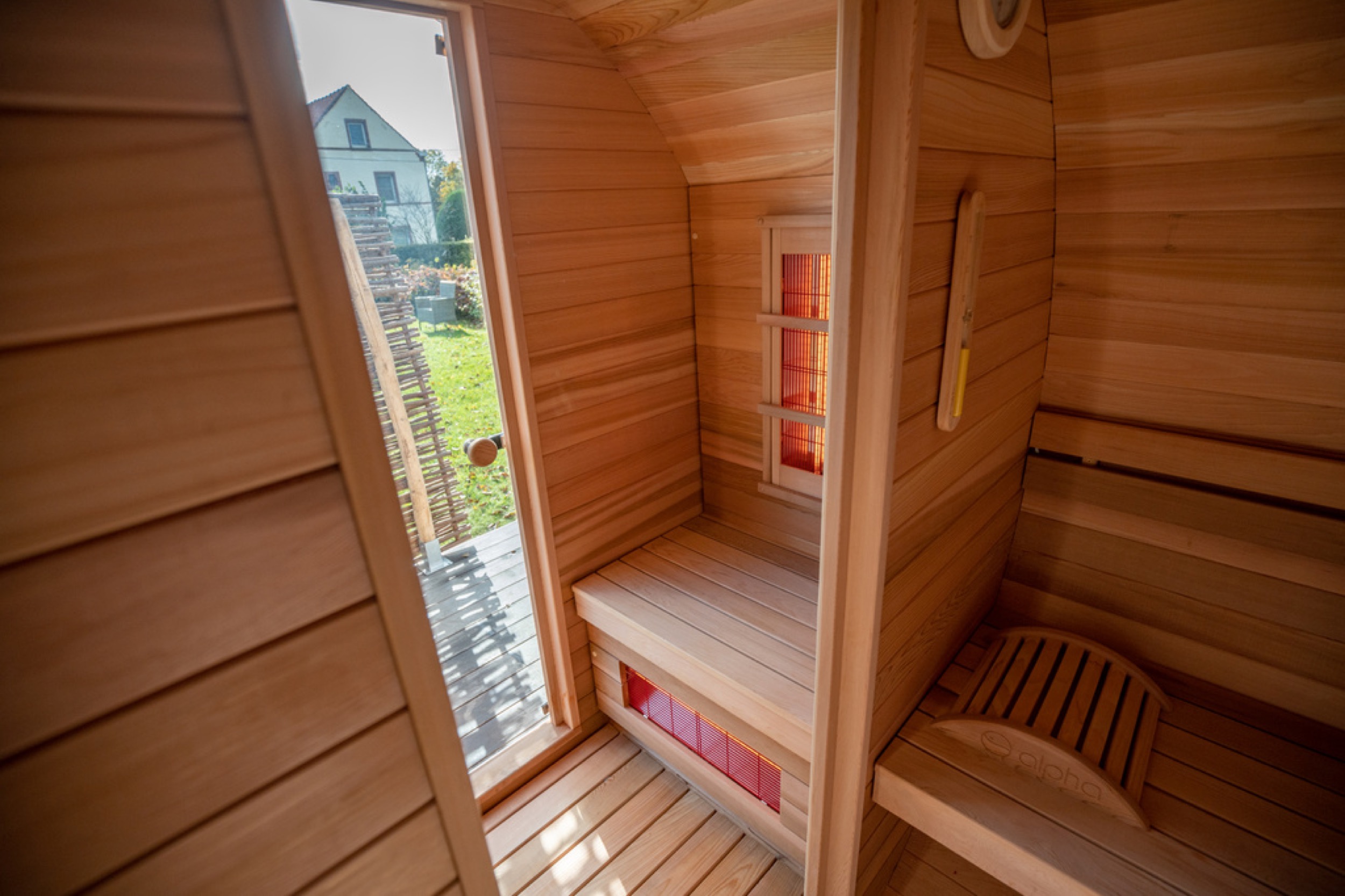 Gallery of Infrared Outdoor Sauna Cabins Barrel IR 5
