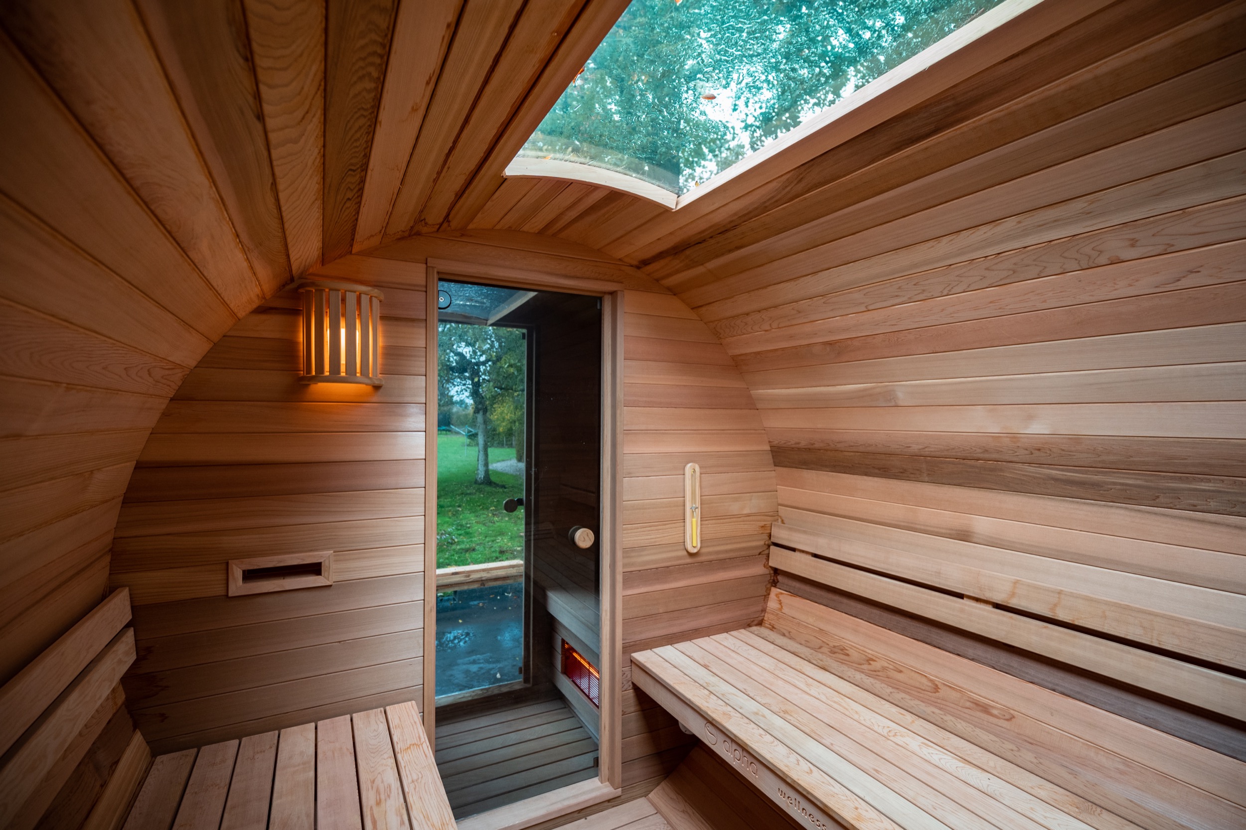 Gallery of Infrared Outdoor Sauna Cabins Barrel IR 6
