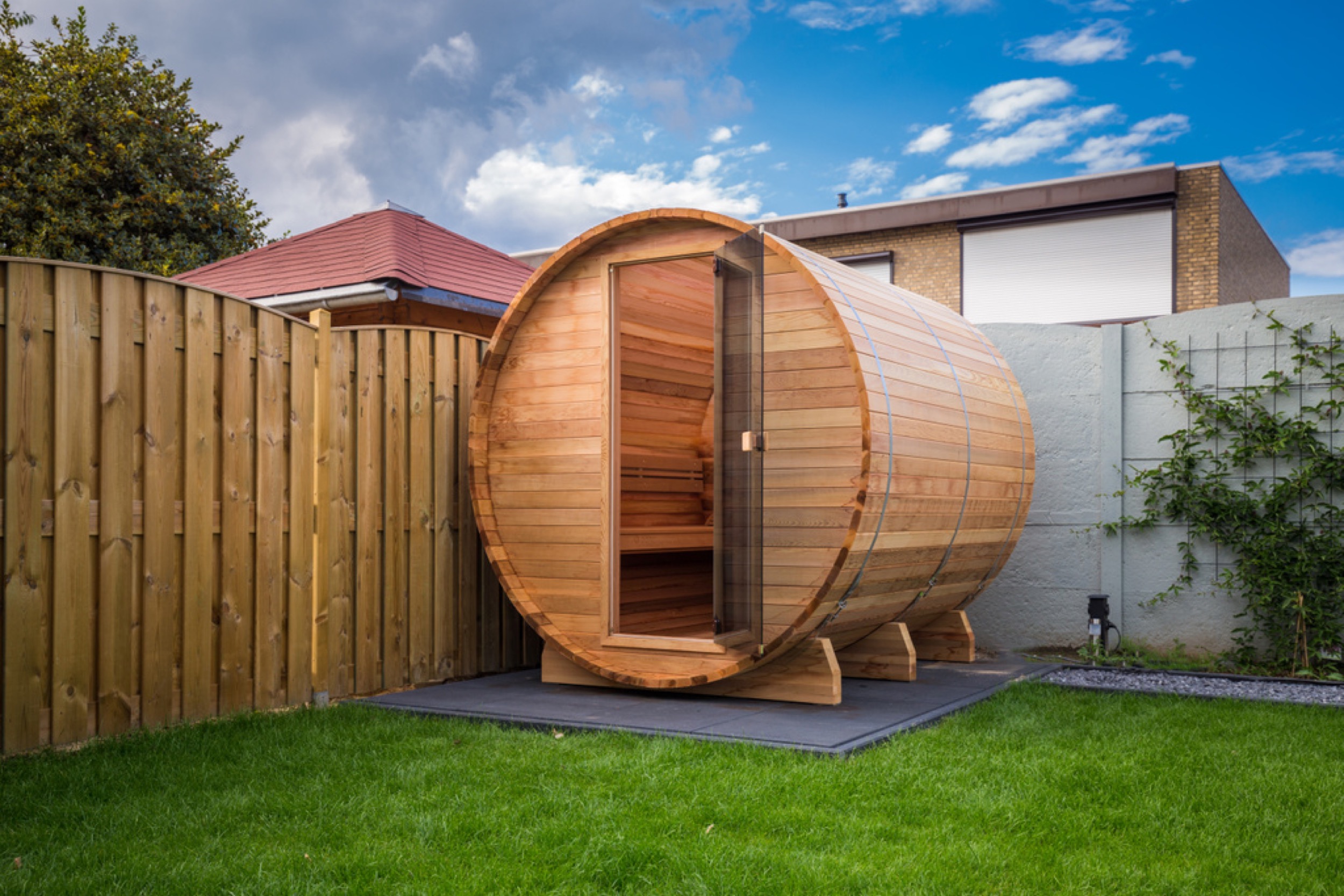 Gallery of Infrared Outdoor Sauna Cabins Barrel IR 1