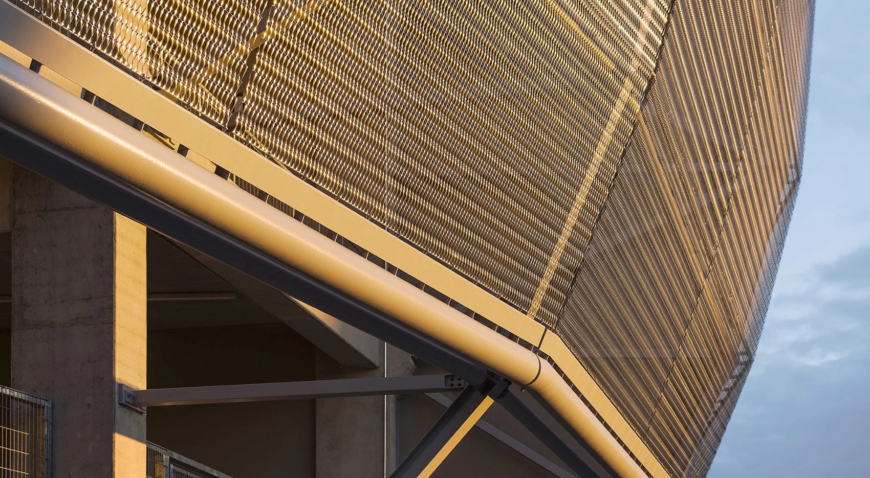 Gallery of Architectural Wire Mesh Model at Stadium FTC 7