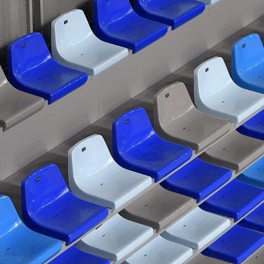Backless Shell Stadium Seats from Daplast