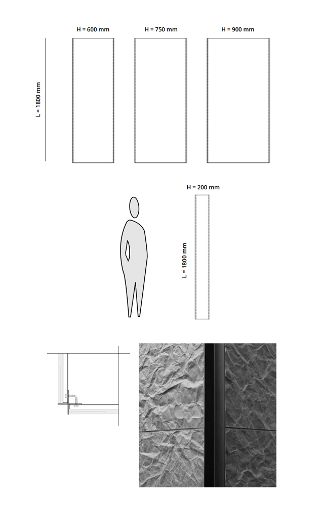 Paper Break Cladding Gallery of Facade Panels - Paper Texture - 9