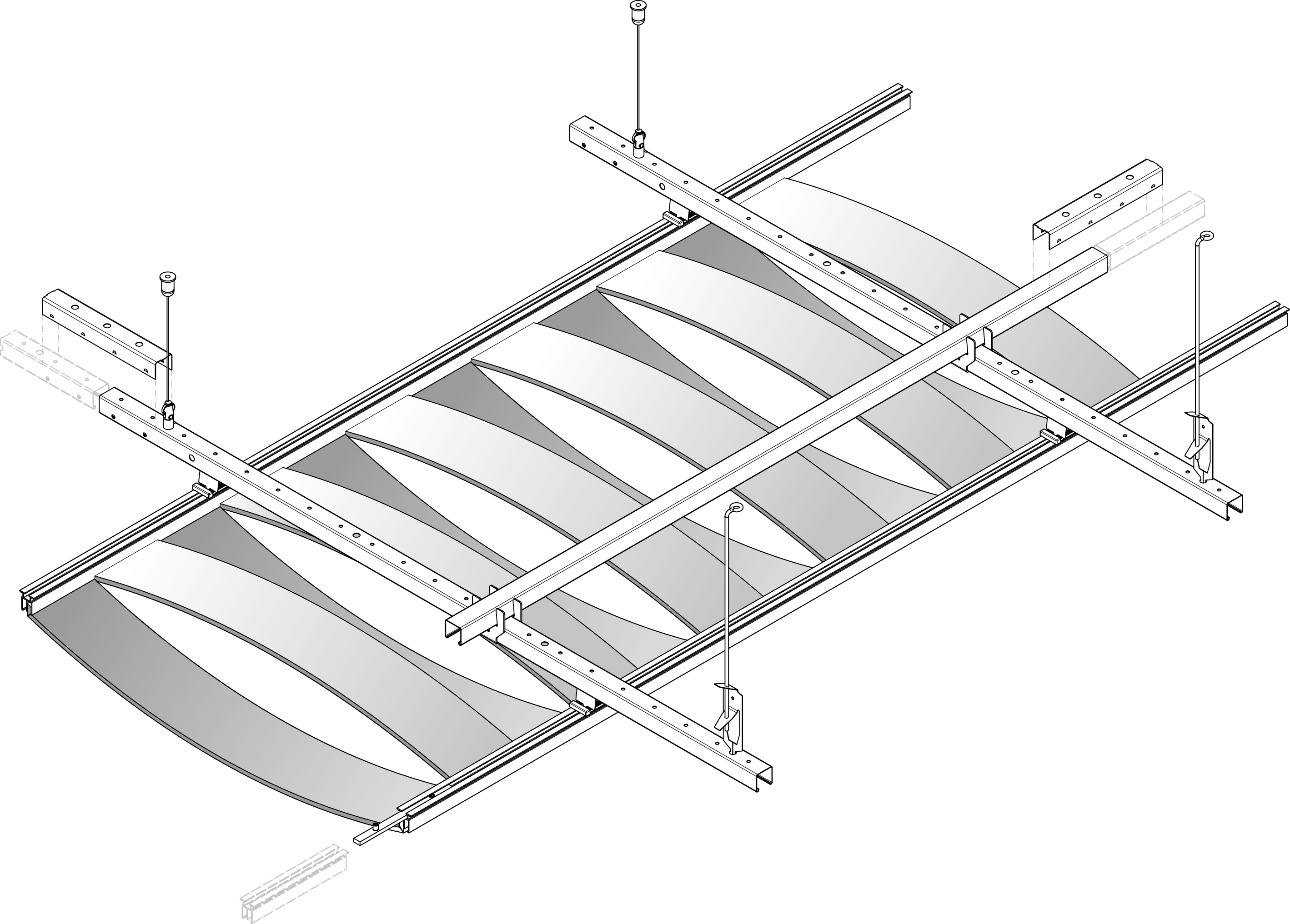 Gallery of Acoustic Ceilings - HeartFelt® Origami Weave - 8