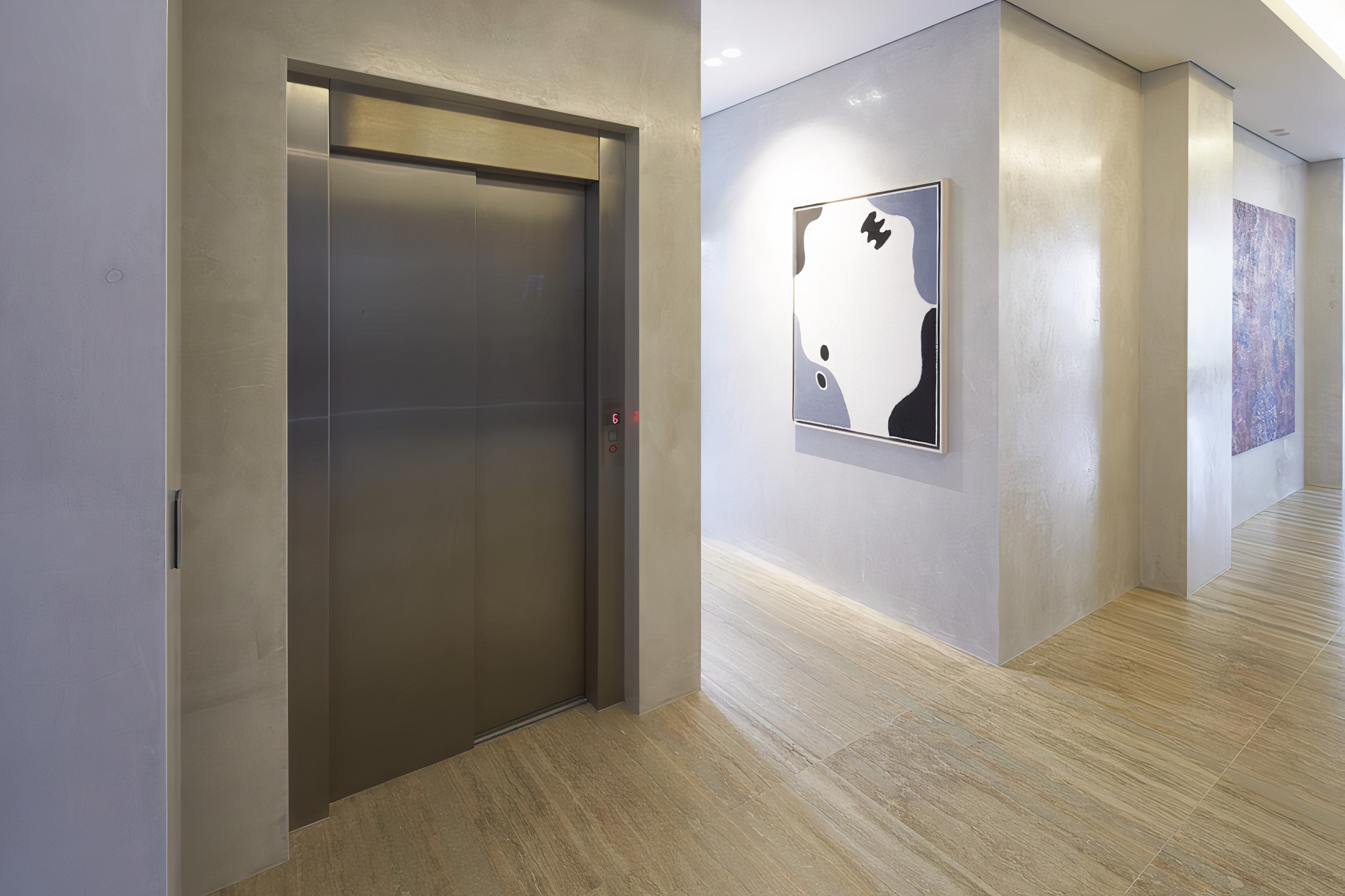 View of Gallery of Elevator at Private Residence in Australia - 4