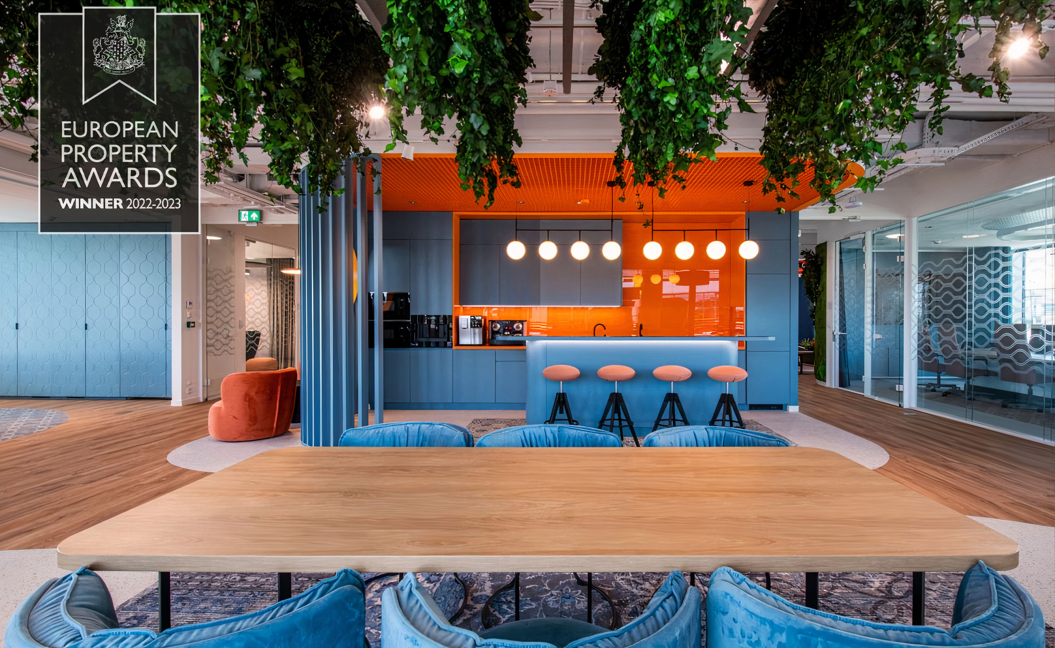 Gallery of Sustainable Furniture in Warsaw Orange Office - 5