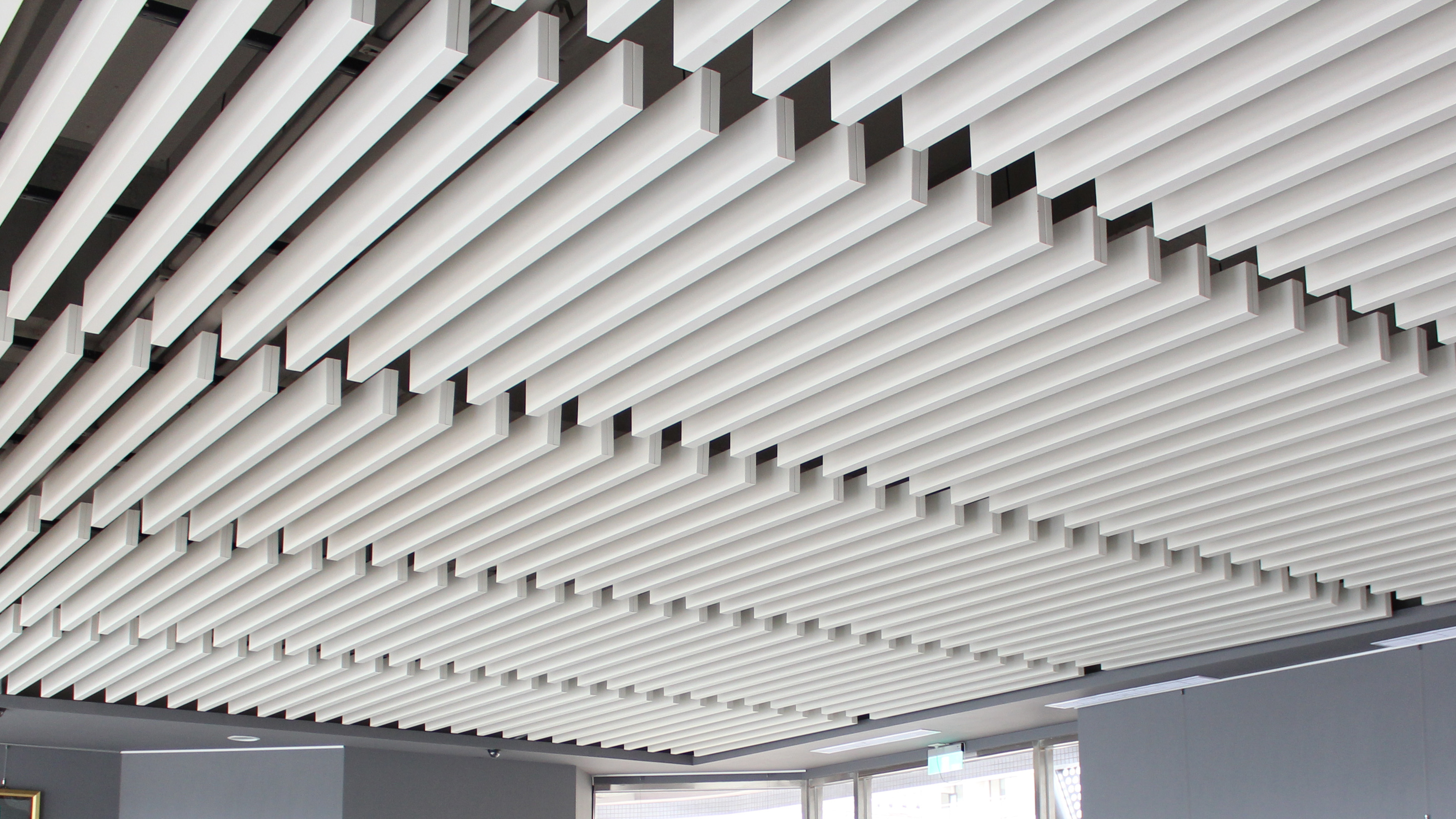 Ceiling Baffle Gallery of Microperforated Aluminum - Ceiling Baffles - 2