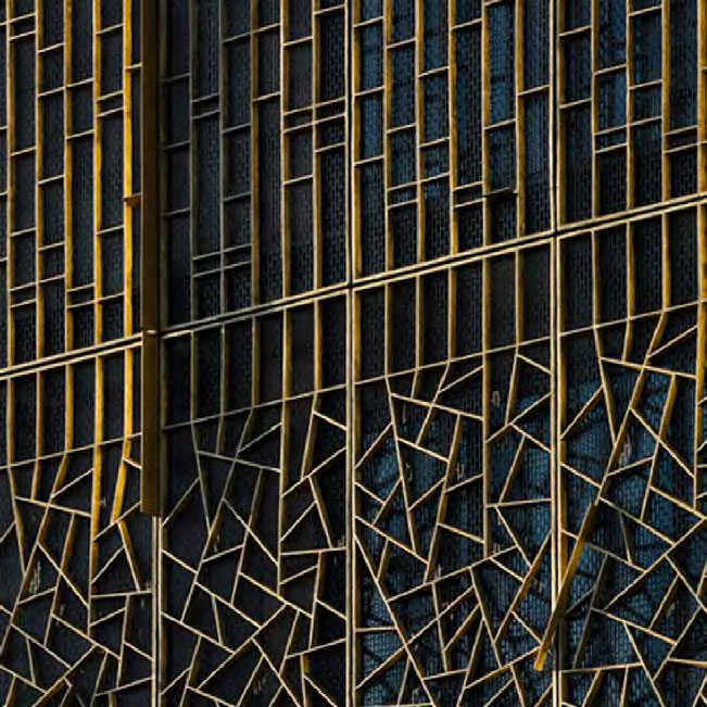Bronze Color Cladding Gallery of Bronze Cast Metal Cladding - 12
