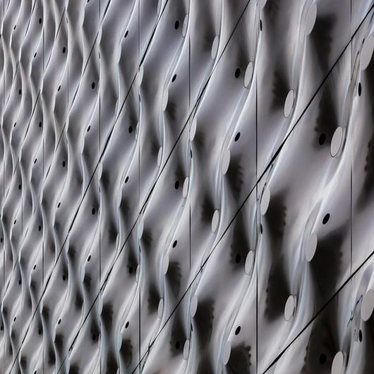 Tactile Inside Store Steel Facade for Flagship Store in Seoul from Tactile Materials