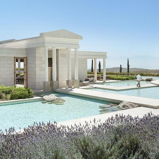 Marble Cladding Subsurface Marble Cladding for the Amanzoe Resort from Stonetech