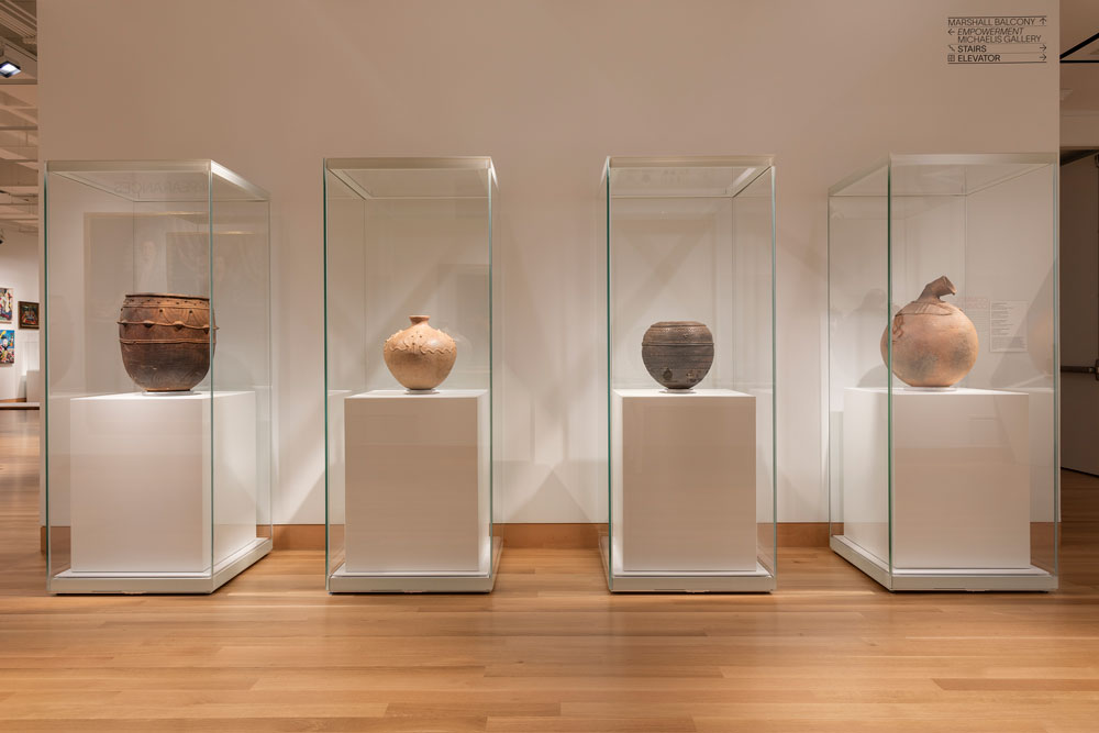 Gallery of Display Cases in Kansas Art Museum 9