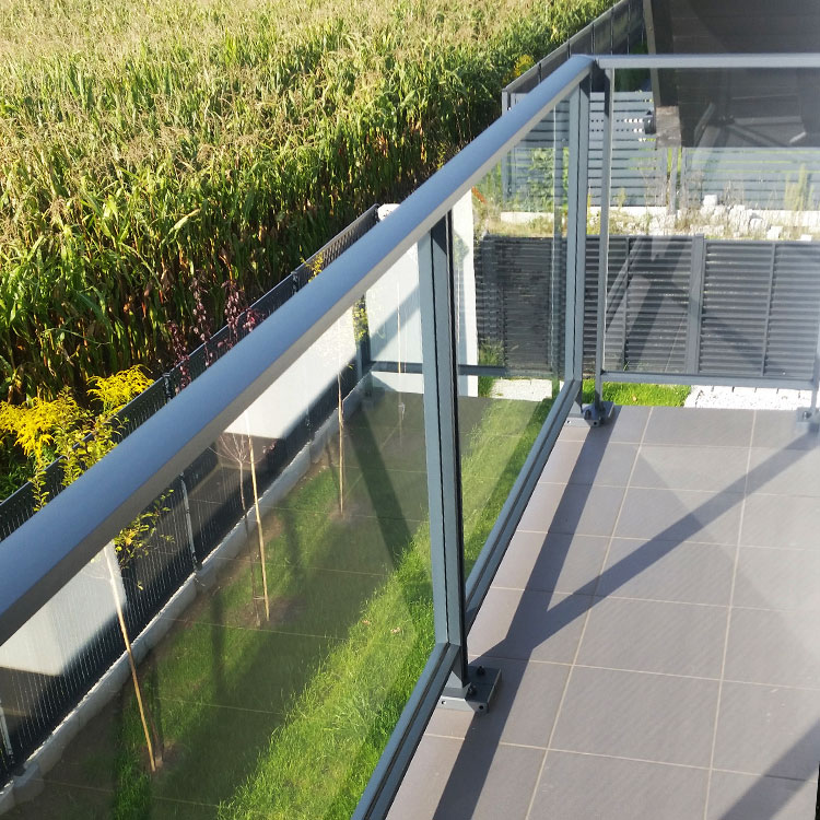 Gallery of Easy Alu Post & Glass Rail 5