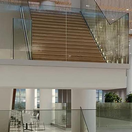 High Rise Lounge Railing EG Strong Base Shoe For High Rise & Windscreens from Q-railing