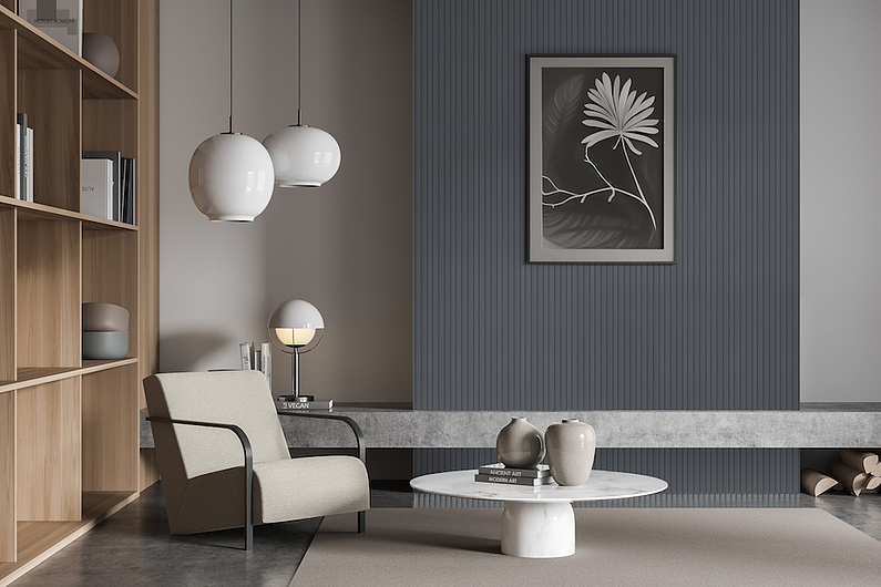 Wood Paneling - Fluted Colored Wall Panels
