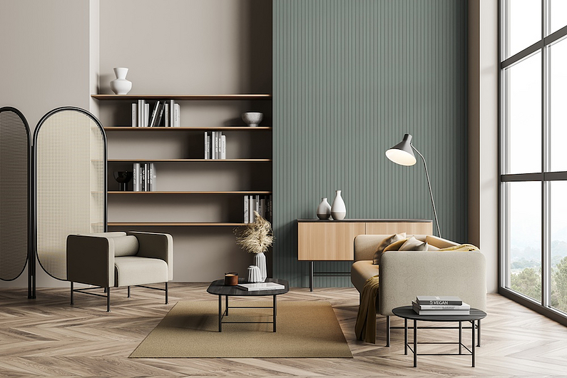 Wood Paneling - Fluted Colored Wall Panels