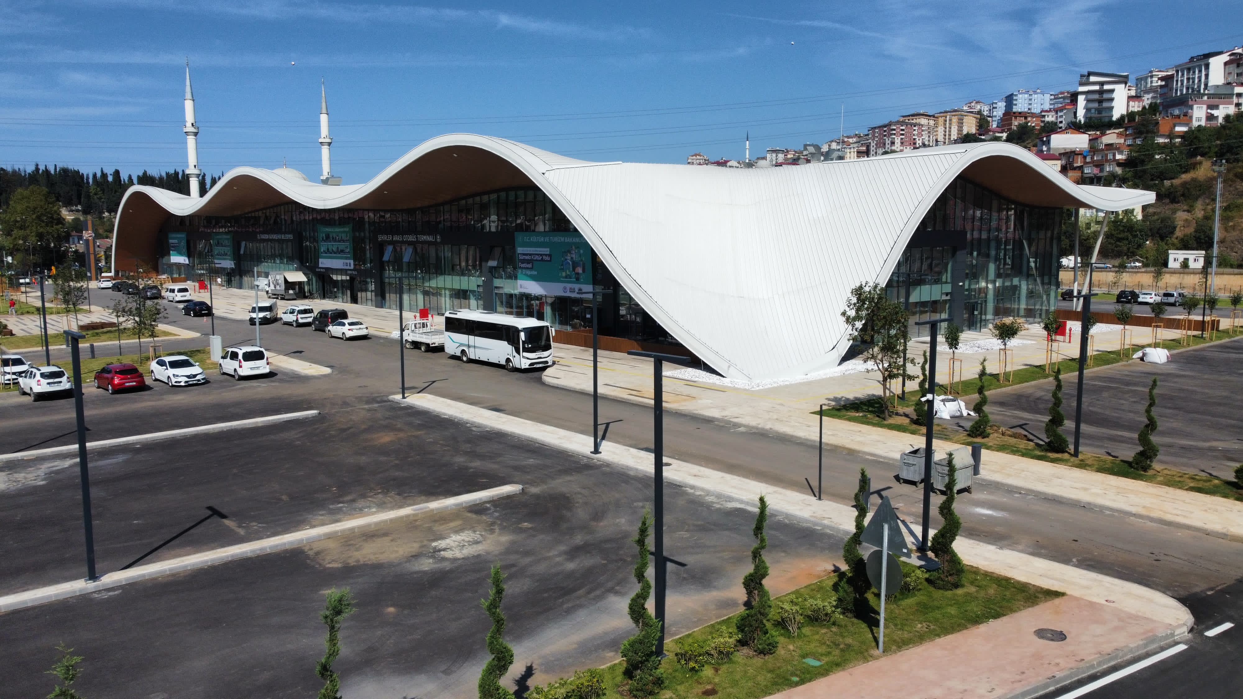 TPO Roofing Membrane Waterproofs Bus Station | Elevate EMEA