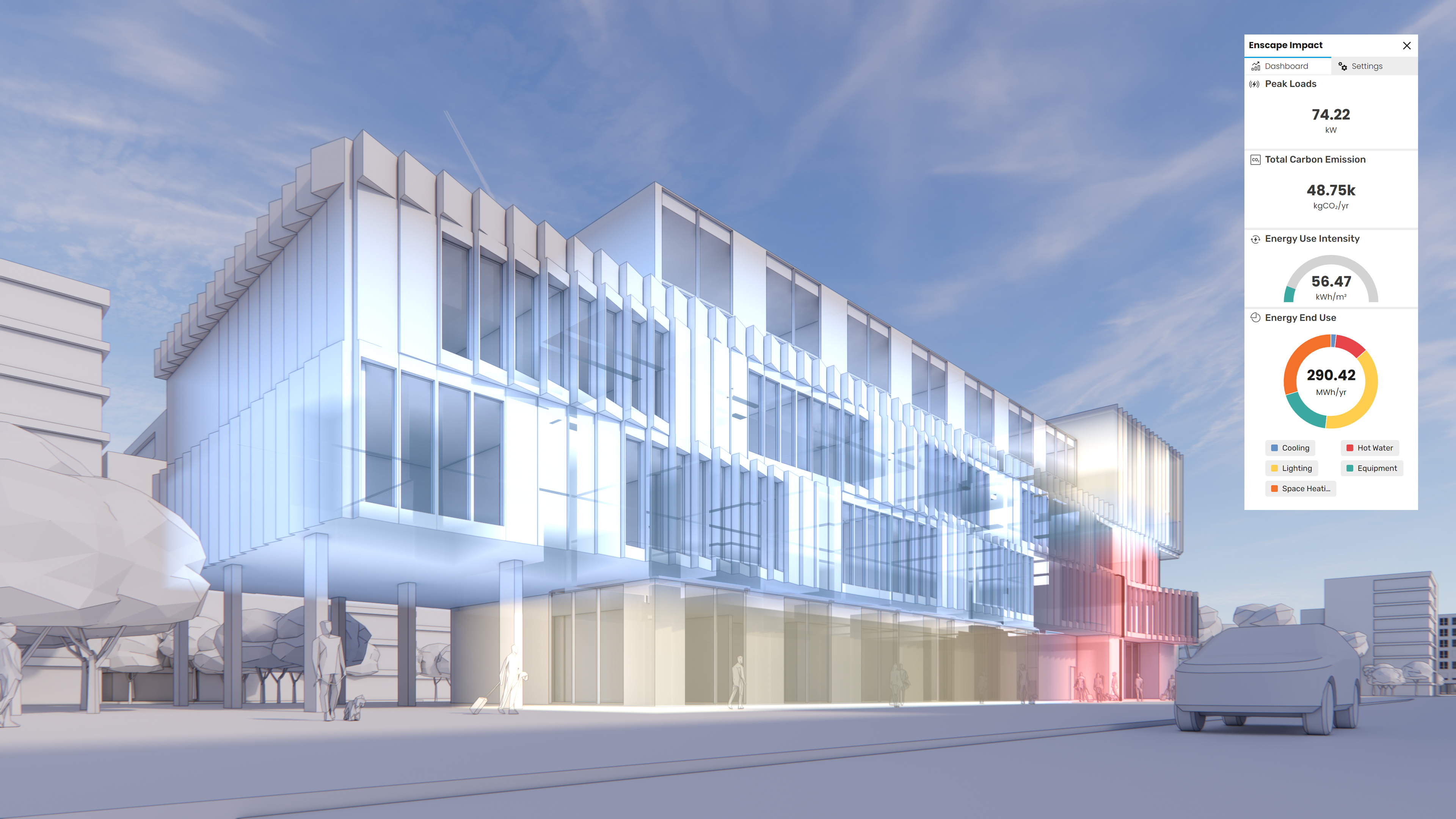 Building Performance Field Tech Gallery of Building Performance Software - Enscape Impact - 1