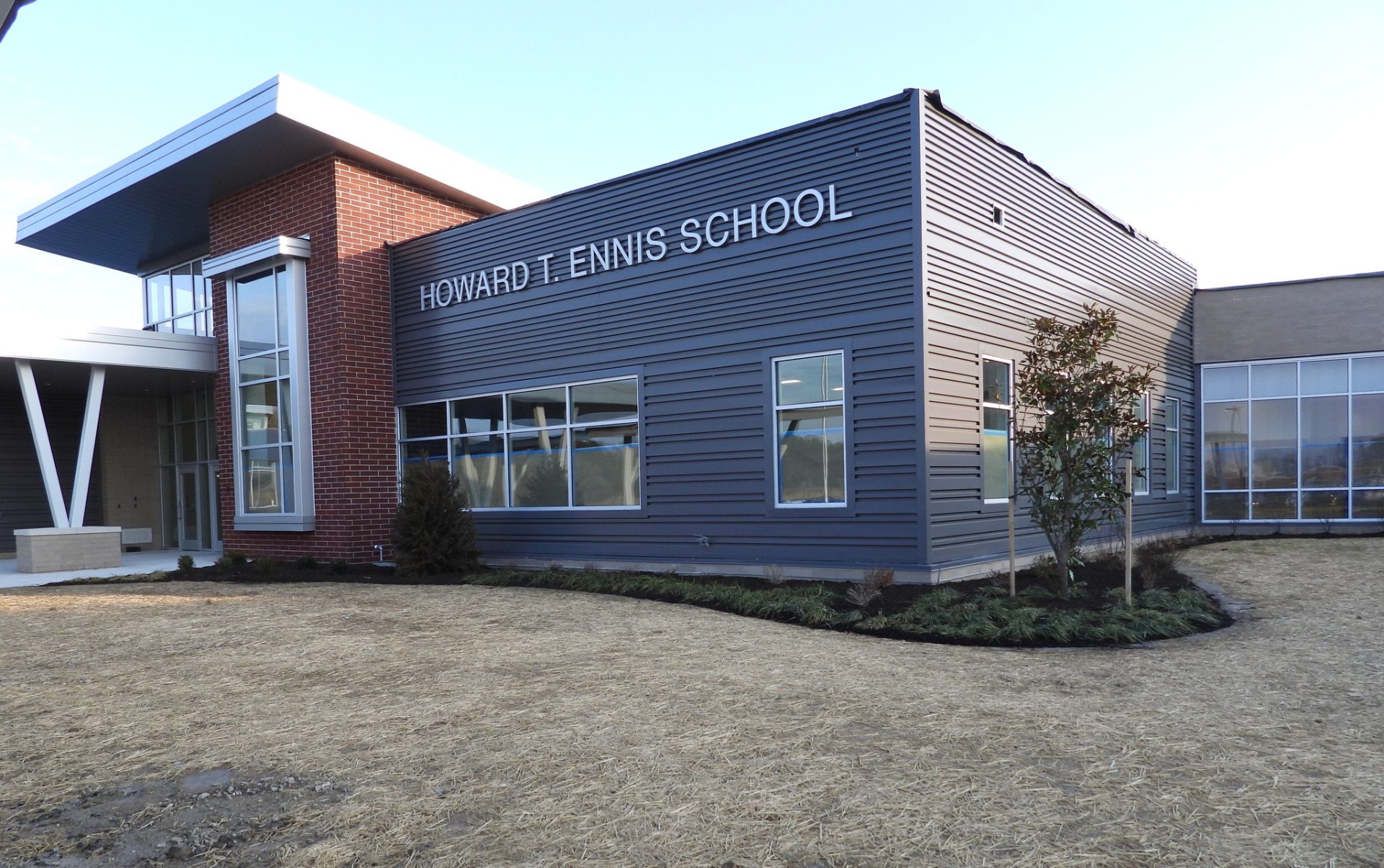 Gallery of Metalic Wall Panels at Howard T Ennis School 6