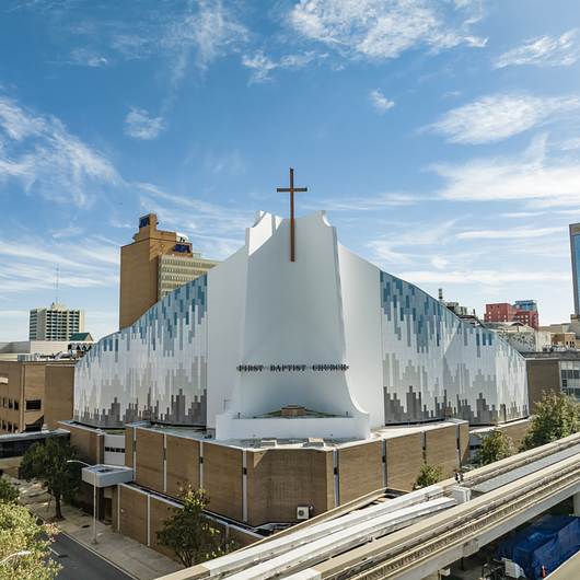 STENI Façade Panels in Jacksonville First Baptist Church / STENI