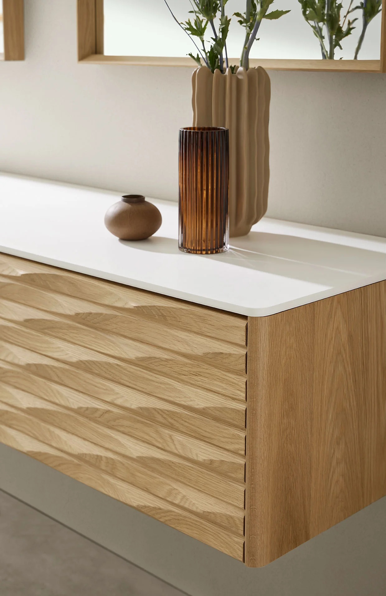 Curved Routed Drawer Gallery of Curved Drawer Systems - Solid Wood - 8