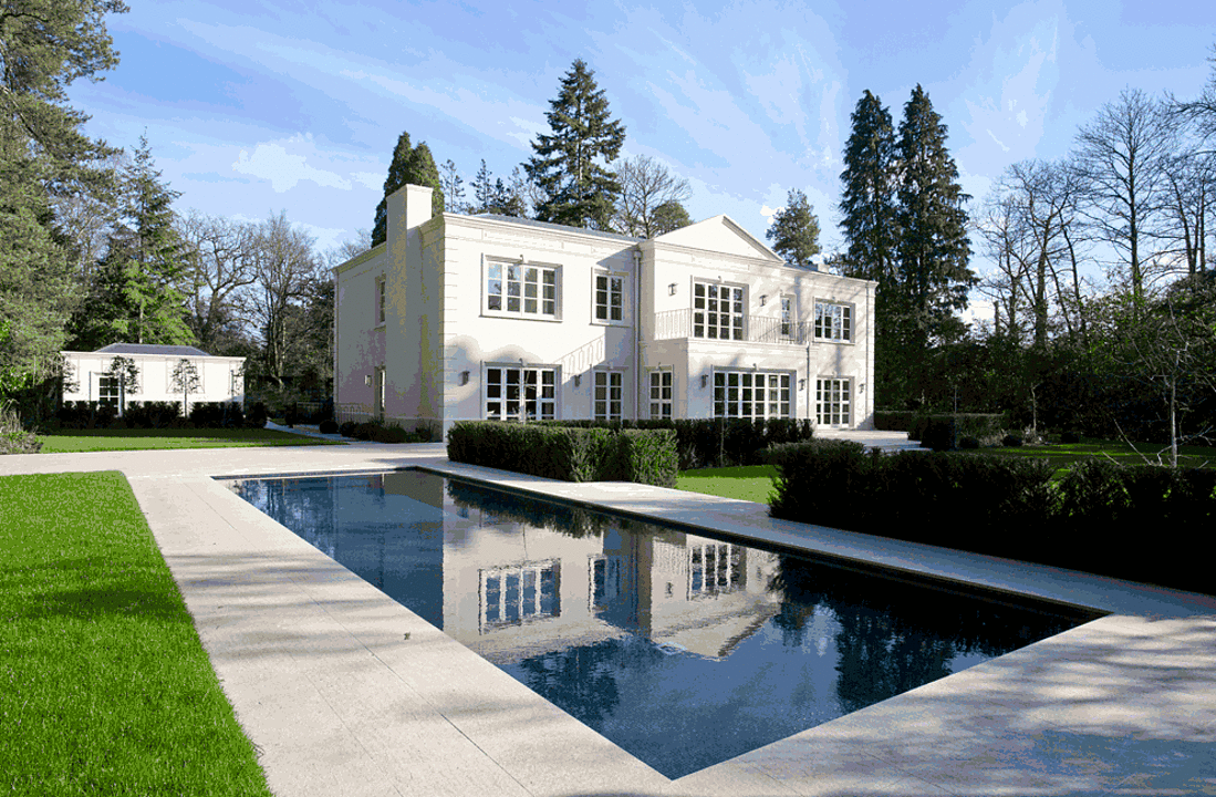 Limestone Cladding at High Life Villa