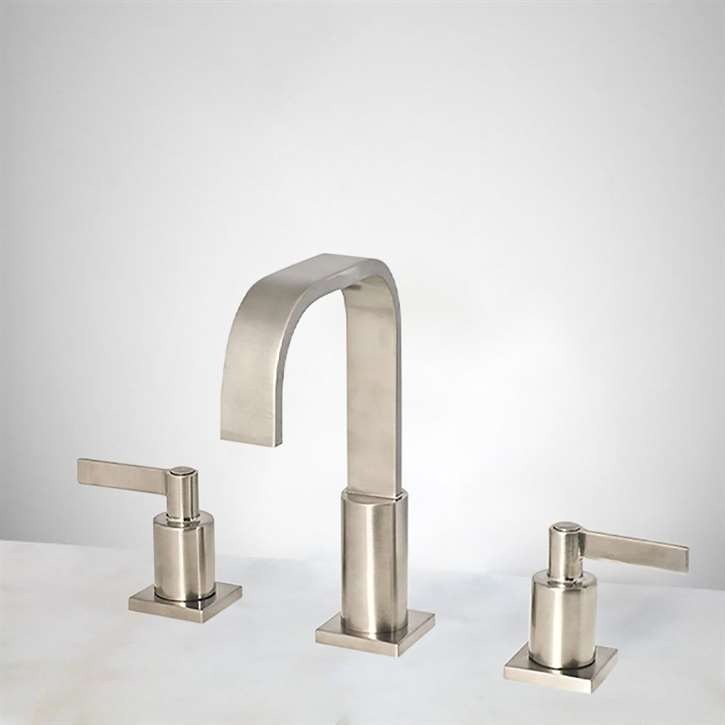 Widespread Deck-Mounted Bathroom Faucets from Fontana Showers