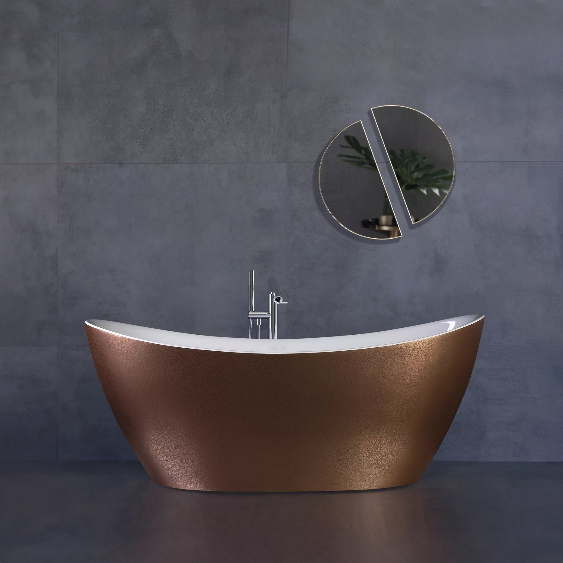 Freestanding Acrylic Bathtubs from Fontana Showers