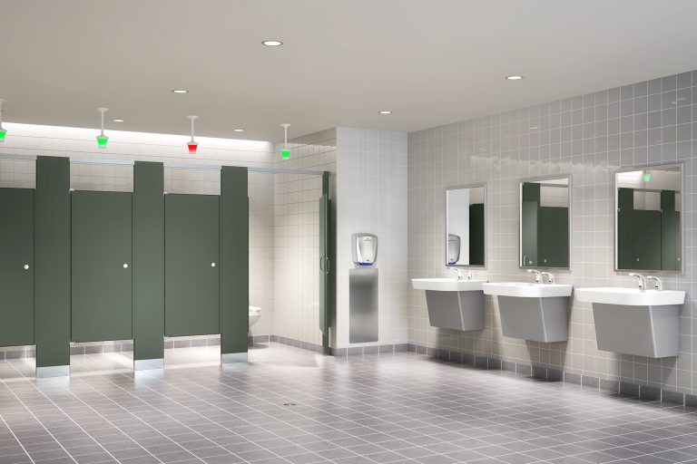 Gallery of Toilet Partitions - Powder-Coated - 1