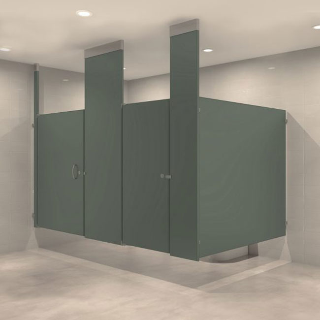 Gallery of Toilet Partitions - Powder-Coated - 13