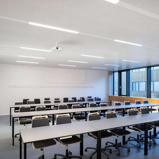 Easy-Access Ceiling Tiles at SDU HEALTH Building / DAMPA
