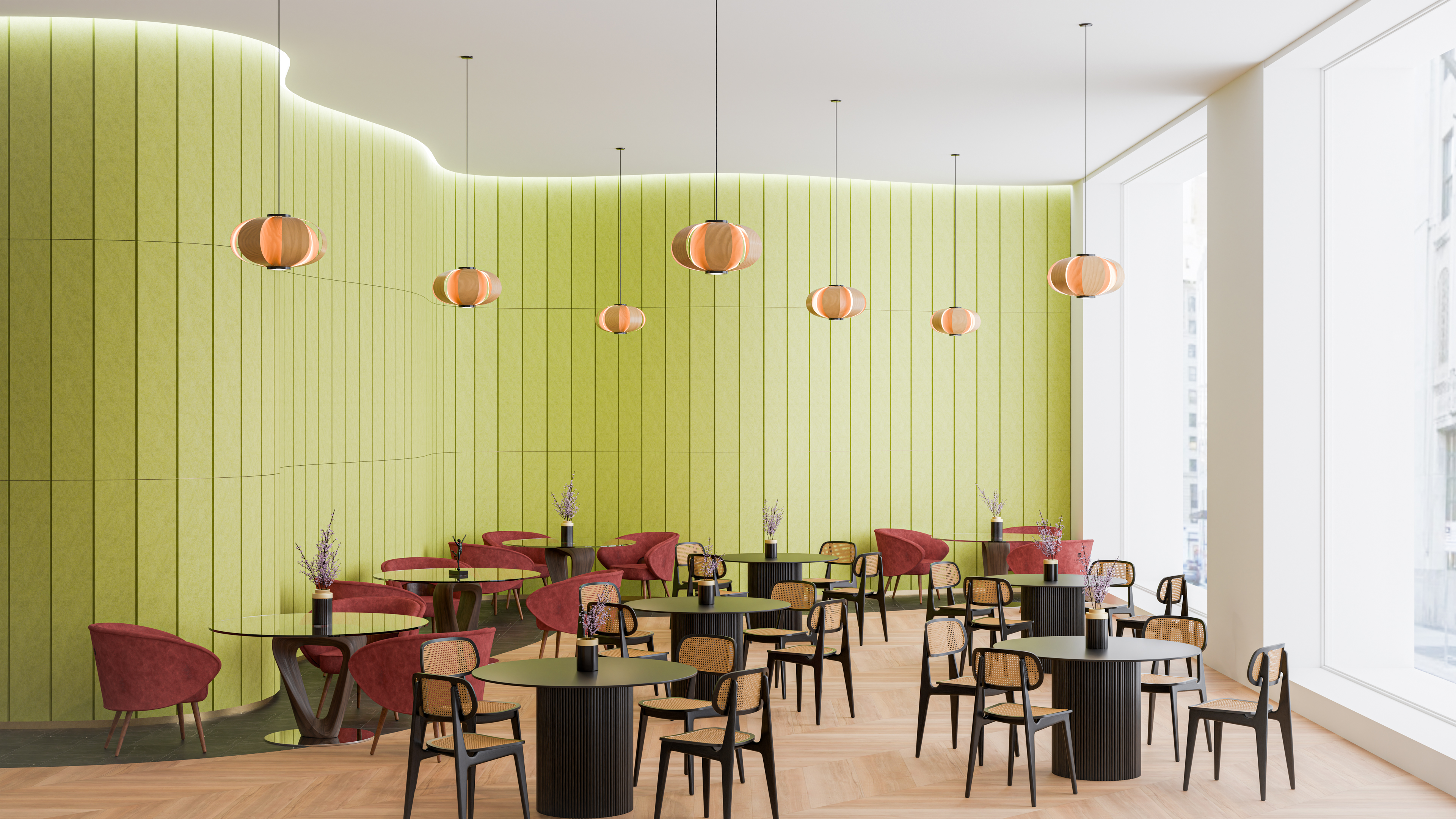 PET Felt Linear Acoustic System | CLASSIQ 来自 Material LogIQ