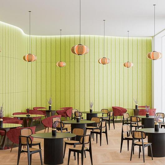 PET Felt Linear Acoustic System | CLASSIQ / Material LogIQ