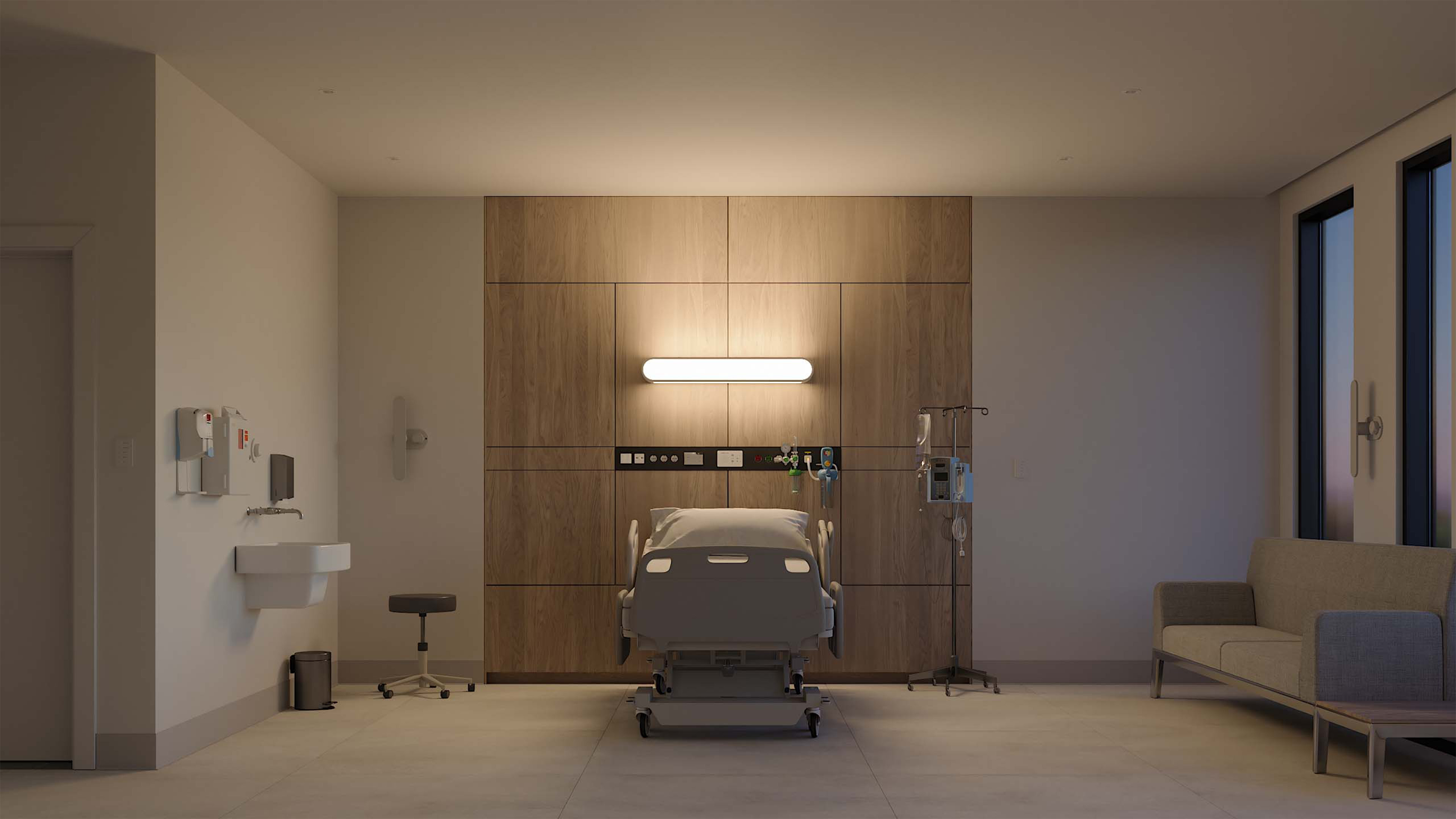 Headwall Light - Respond™ from Nightingale Lighting