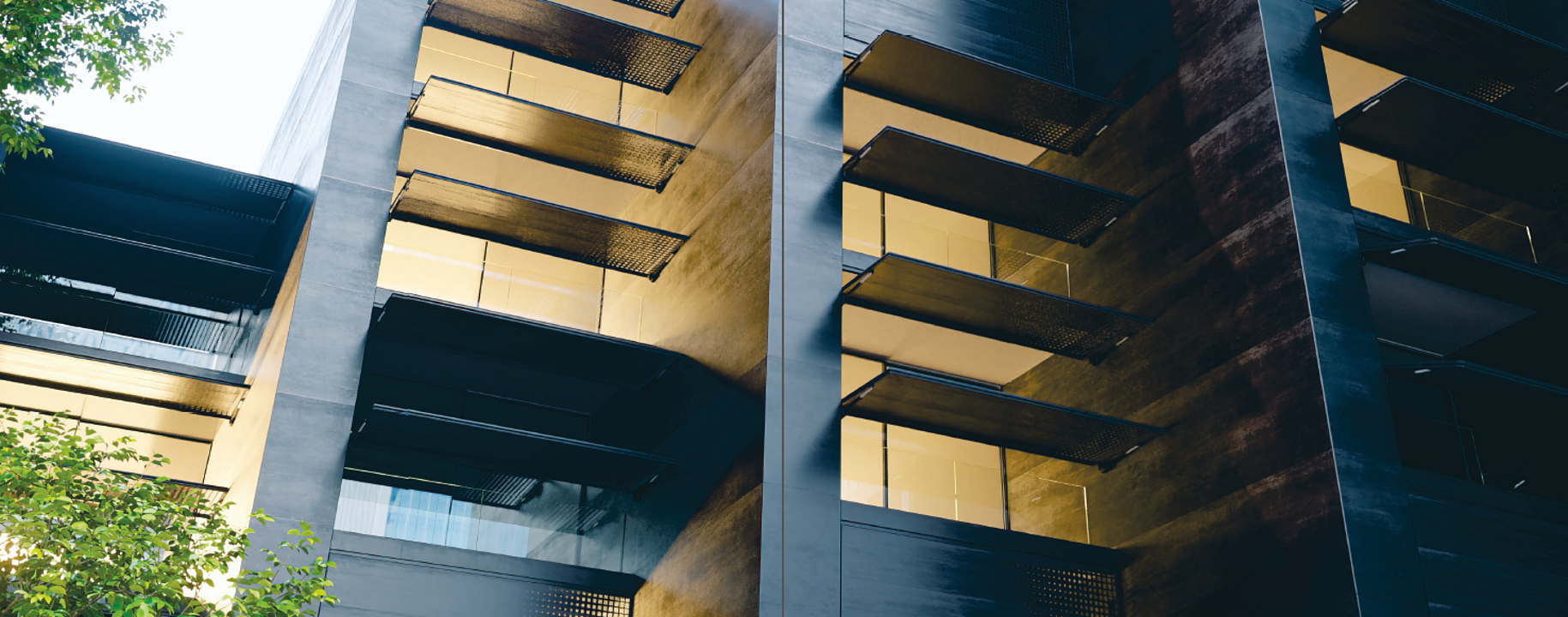 Kinetic Facade Shading, Vertical Pivot Shading System - Motion 10810 ...