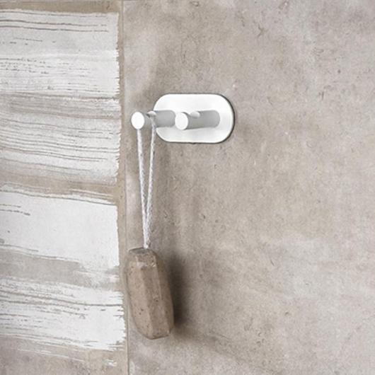 Wall-Mounted Double Bathrobe Hook / Sanco