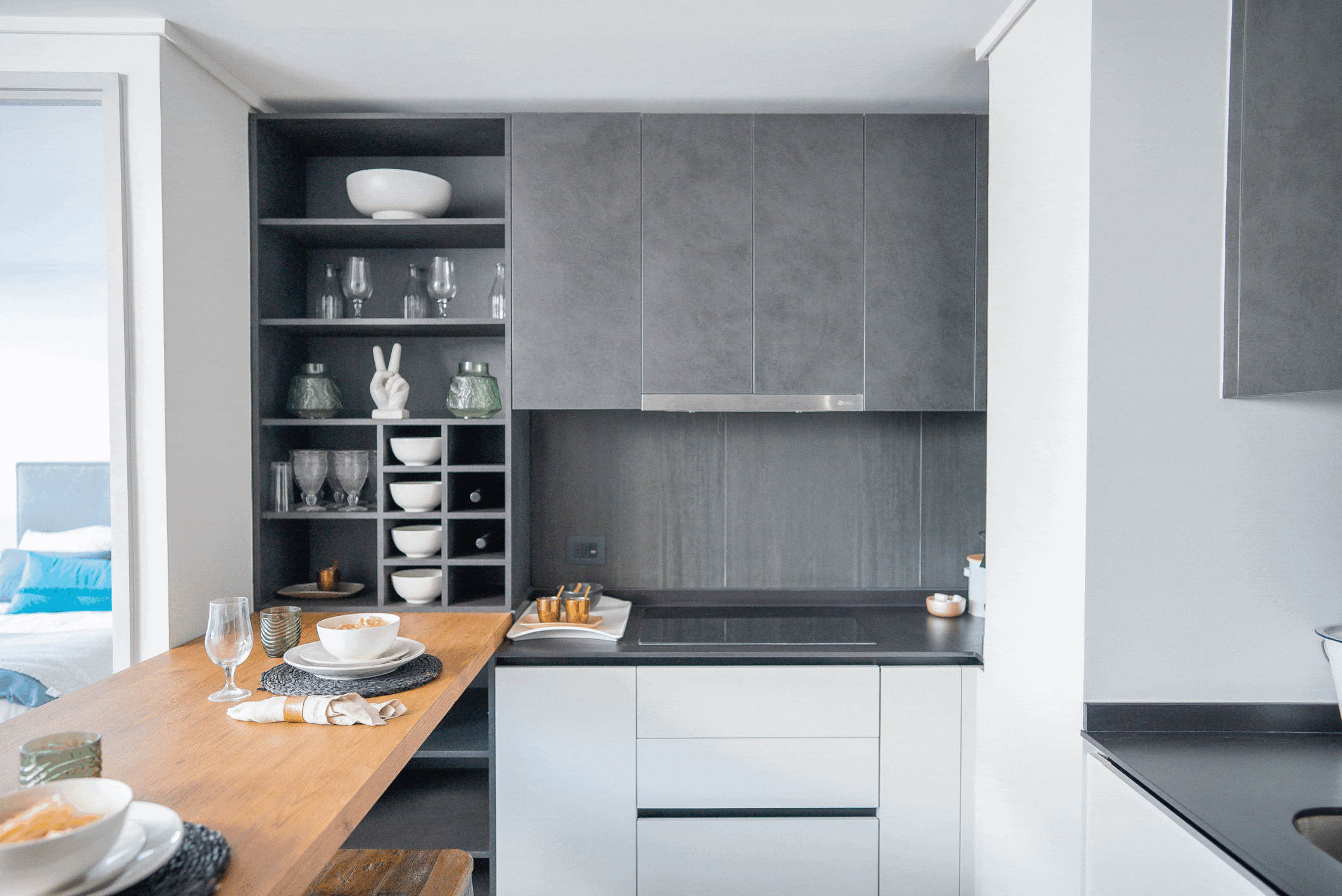 Tableros de Melaminas para cocina y clóset de Edificio Franklin