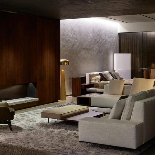 Concealed Panel Fixtures at Minotti Studio Showroom / Fastmount™