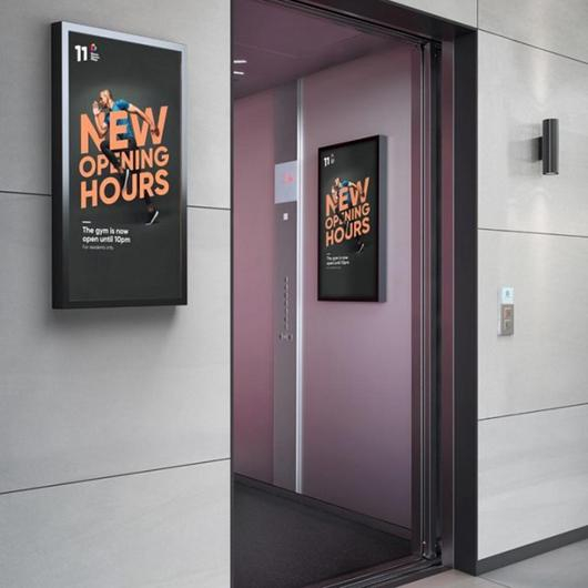 Elevator Media Screen / Schindler Group