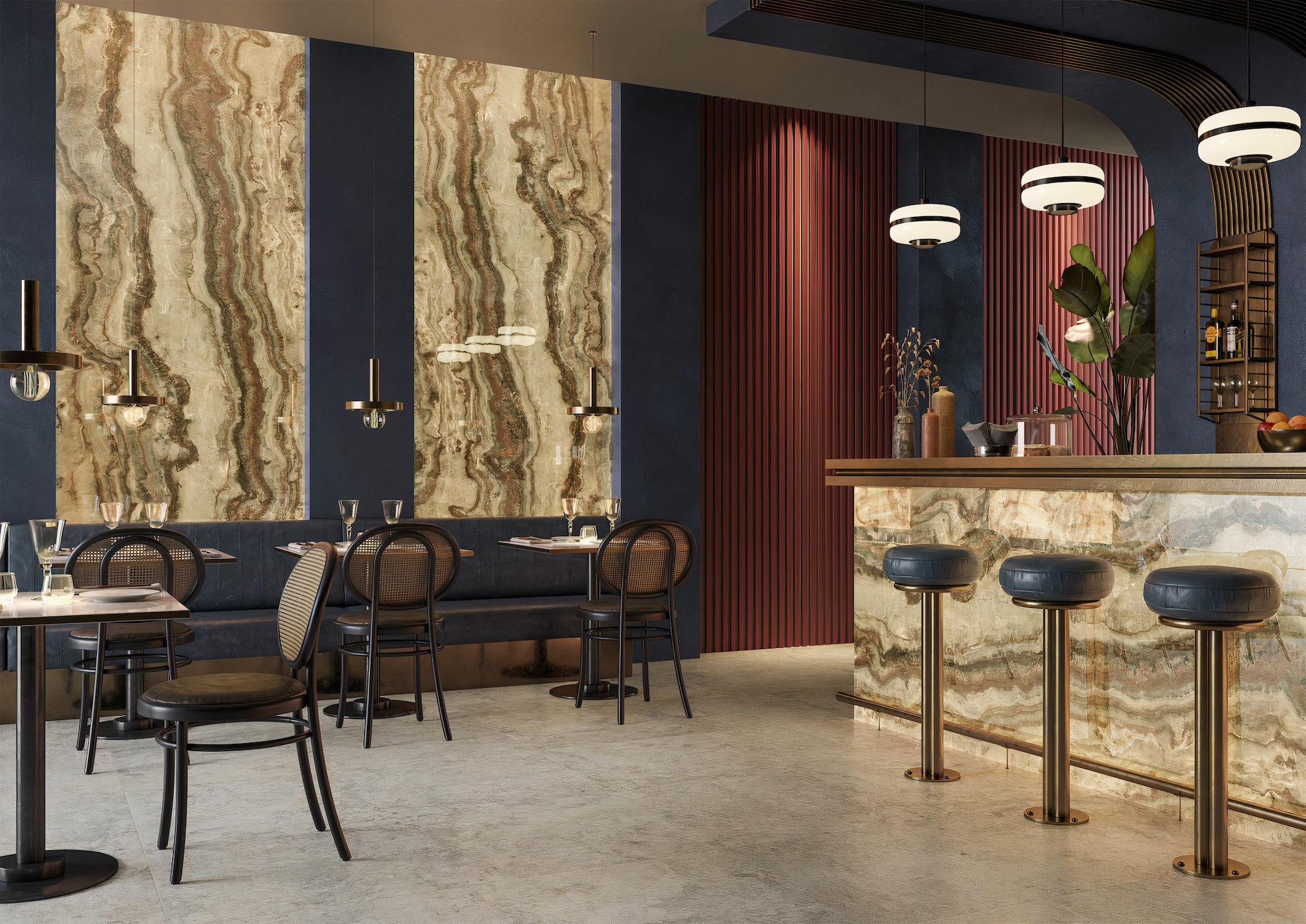 Gallery of Translucent Slabs – LUCE Porcelain Panels - 4