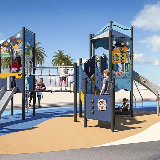 Estructuras de Juego en la costa de Chile / KOMPAN